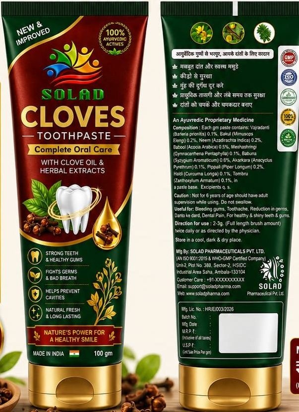 SOLAD Cloves Toothpaste